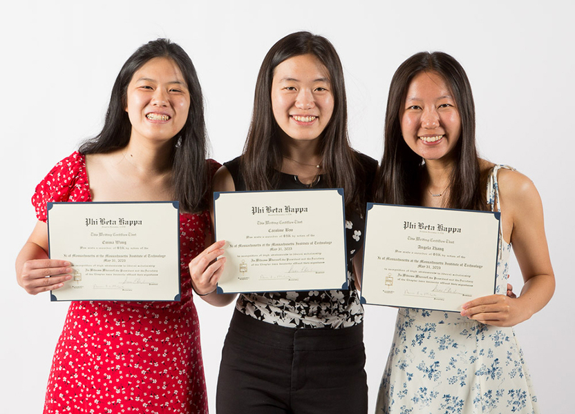 MIT chapter of the Phi Beta Kappa Society inducts 101 students from the Class of 2023